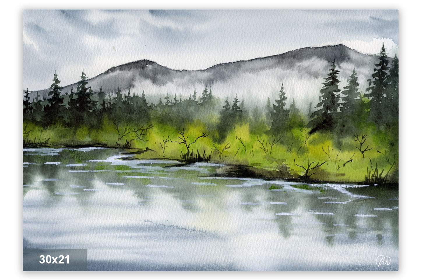 Mellan vatten och skog