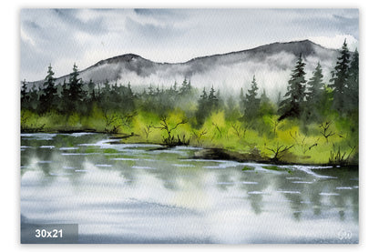 Mellan vatten och skog
