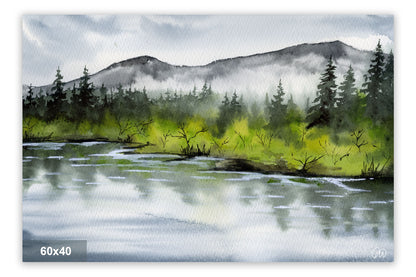 Mellan vatten och skog