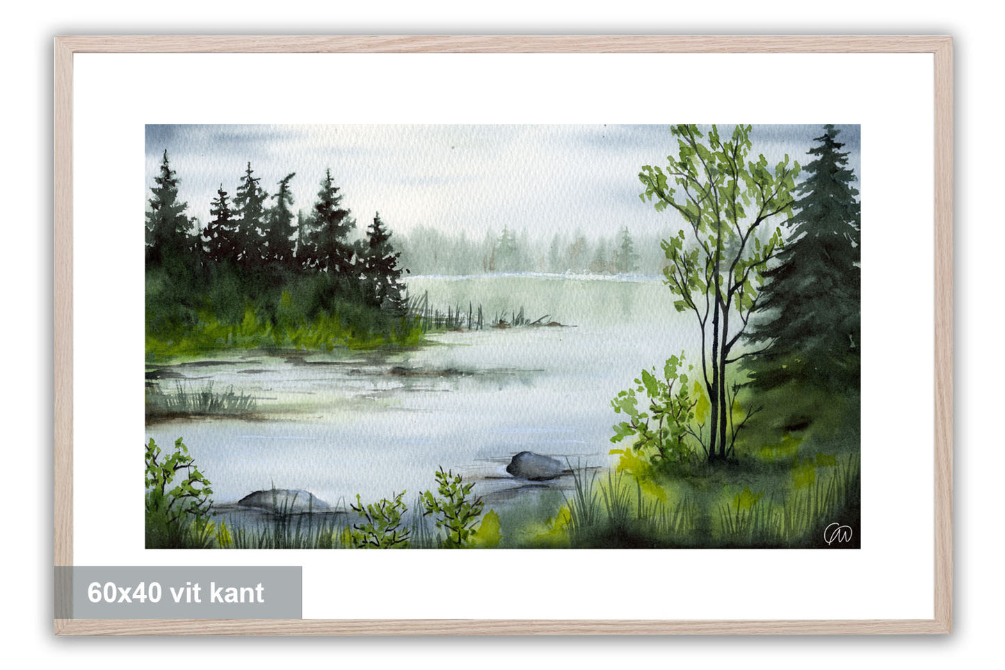 Stillhet vid sjökanten