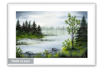 Stillhet vid sjökanten